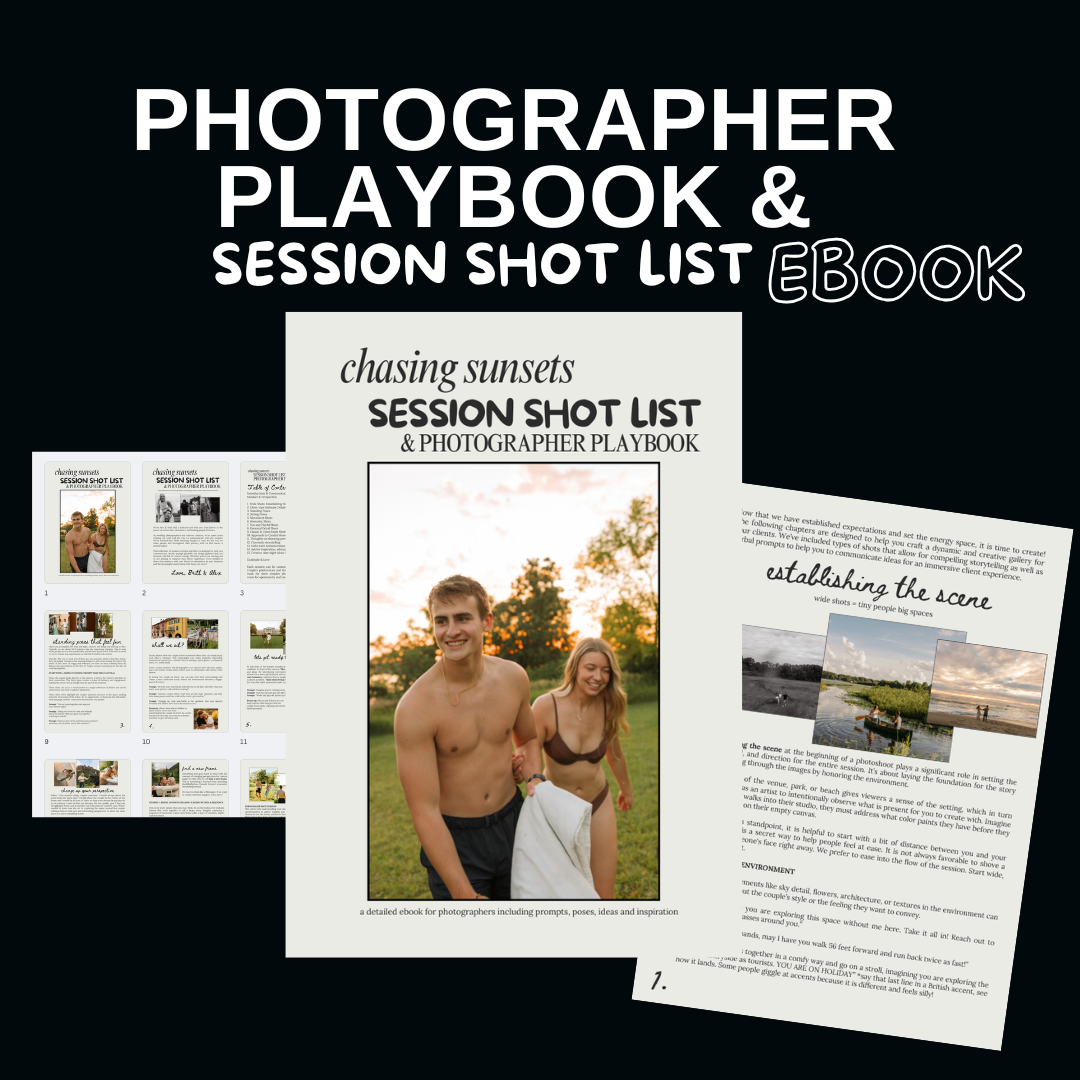Photographer's Playbook & Session Shot List eBook