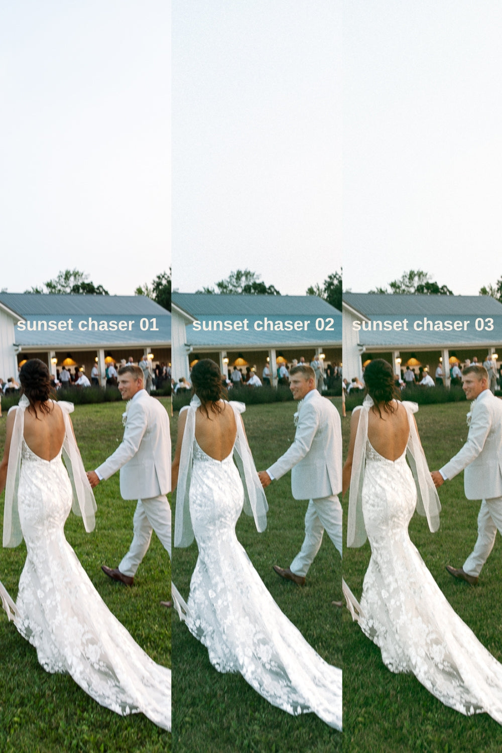 Sunset Chaser Lightroom Classic Preset Pack: Clean, Consistent Wedding Edits Every Time